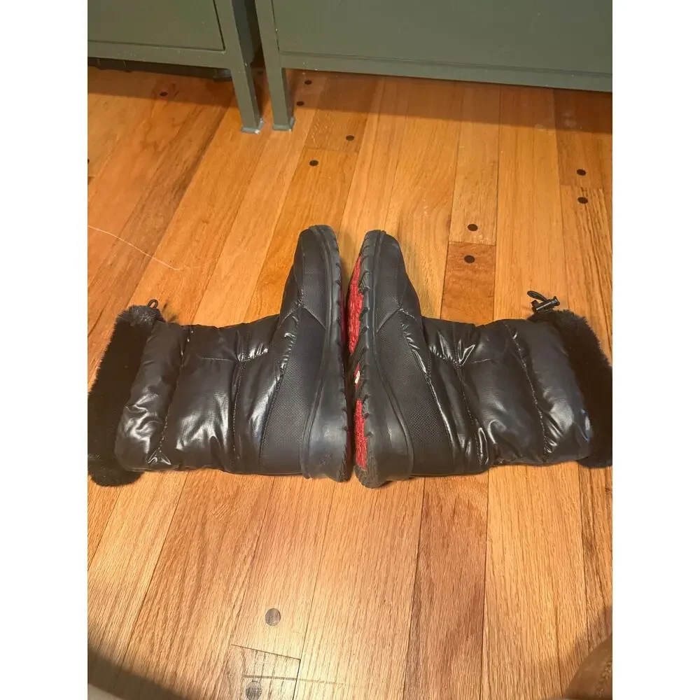 The North Face Nuptse Apres Puffer Boots Black Winter Womens Sz 8